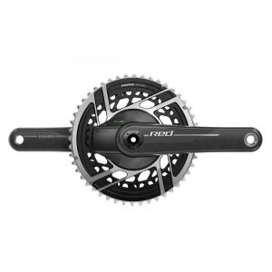 SRAM RED AXS Power Meter Crankset (Natural Carbon) (2 x 12 Speed) (E1) (160mm) (46/33T) (DUB Spindle