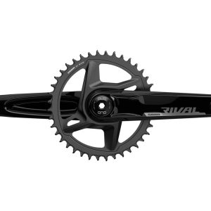 SRAM Rival 1 AXS Wide Crankset (Black) (1 x 12 Speed) (DUB Spindle) (D1) (Direct Mount) (Bottom Brac