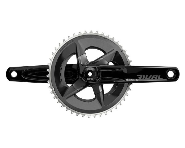 SRAM Rival AXS Crankset (Black) (2 x 12 Speed) (DUB Spindle) (D1) (165mm) (48/35T) (107 BCD) (Bottom