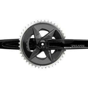 SRAM Rival AXS Wide Crankset (Black) (2 x 12 Speed) (DUB Spindle) (D1) (165mm) (43/30T) (94 BCD) (Bo