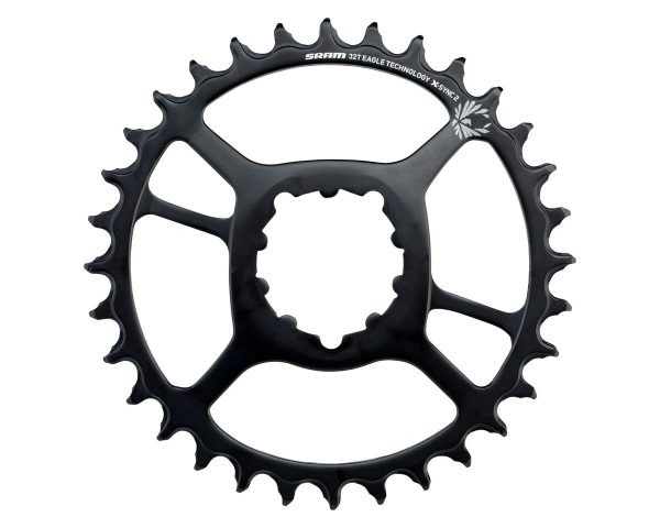 SRAM X-Sync 2 Eagle Steel Direct Mount Chainring (Black) (1 x 10/11/12 Speed) (Single) (3mm Offset/B