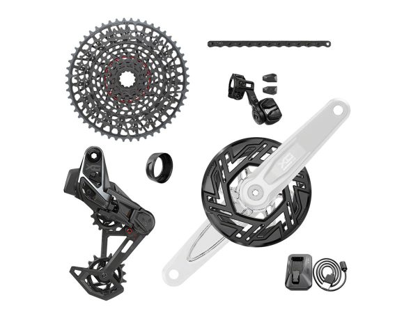 SRAM X0 T-Type Eagle E-Bike Transmission AXS Groupset (Dark Polar) (Arms Not Included) (104 BCD) (1