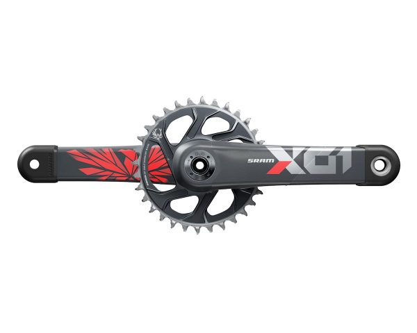 SRAM X01 Eagle 12-Speed DUB Crankset (Lunar/Red) (170mm) (32T)