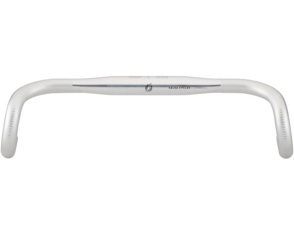 Salsa Cowbell Deluxe Drop Handlebar (Silver) (31.8mm) (38cm) (12deg Flare)