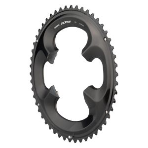 Shimano 105 FC-R7000 Chainrings (Black) (2 x 11 Speed) (110mm Asymmetric BCD) (Outer) (52T)