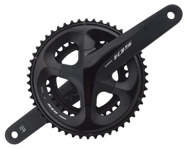 Shimano 105 FC-R7000 Crankset (Black) (2 x 11 Speed) (Hollowtech II) (172.5mm) (50/34T)