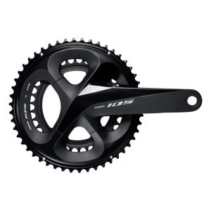 Shimano 105 FC-R7000 Crankset (Black) (2 x 11 Speed) (Hollowtech II) (175mm) (50/34T)