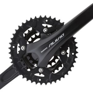 Shimano Alivio FC-T4060 Crankset (Black) (3 x 9 Speed) (Hollowtech II) (175mm) (44/32/22T)