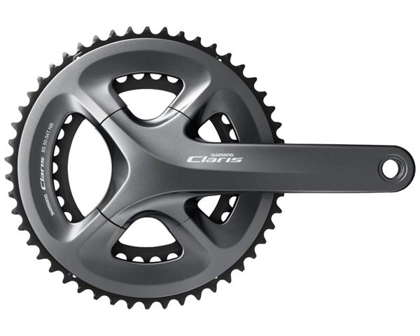 Shimano Claris FC-R2000 Crankset (Black) (2 x 8 Speed) (Hollowtech II) (165mm) (50/34T) (110 BCD)