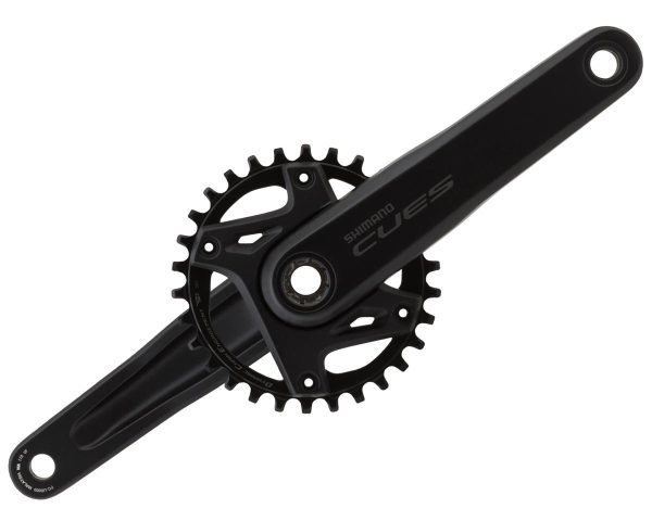 Shimano Cues FC-U6000 Crankset w/ Chainring (Black) (1 x 9/10/11 Speed) (170mm) (30T) (2- Piece)