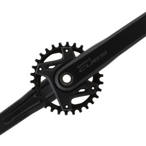 Shimano Cues FC-U6000 Crankset w/ Chainring (Black) (1 x 9/10/11 Speed) (170mm) (30T) (2- Piece)