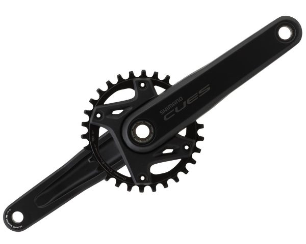 Shimano Cues FC-U6000 Crankset w/ Chainring (Black) (1 x 9/10/11 Speed) (170mm) (30T) (2- Piece)