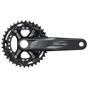 Shimano Deore M5100 Crankset w/ Chainrings (2 x 11 Speed) (51.8mm Chainline) (175mm) (36/26T)