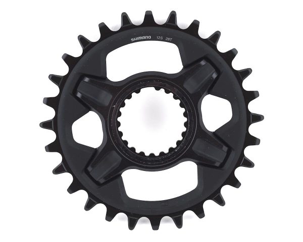 Shimano Deore XT SM-CRM85 Direct Mount Chainring (Black) (1 x 12 Speed) (Single) (28T) (3mm Offset/B