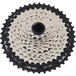 Shimano Deore XT/GRX CS-M8100 Cassette (Silver/Black) (12 Speed) (Micro Spline) (10-45T)