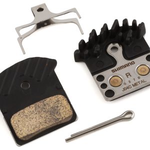 Shimano Disc Brake Pads (Metal) (w/ Cooling Fins) (J04C-MF) (Shimano XTR Trail) (1 Pair)