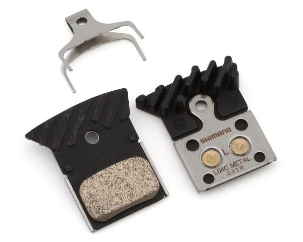 Shimano Disc Brake Pads (Metal) (w/ Cooling Fins) (L04C-MF) (Shimano Road) (1 Pair)