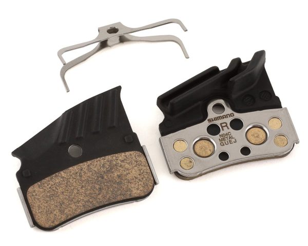 Shimano Disc Brake Pads (Metal) (w/ Cooling Fins) (N04C-MF) (Shimano XTR M9120) (1 Pair)