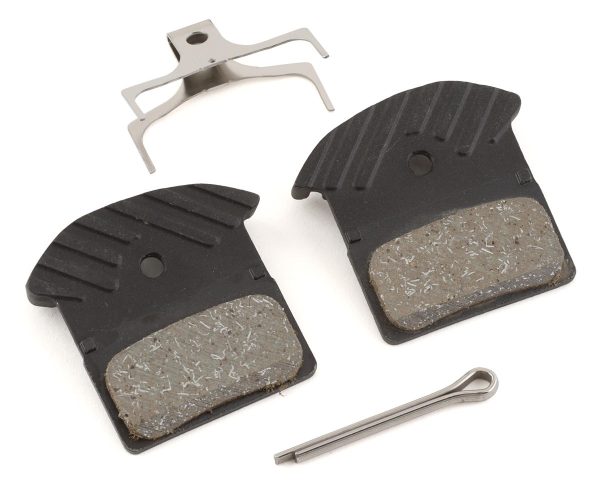 Shimano Disc Brake Pads (Resin) (w/ Cooling Fins) (J05A-RF) (Shimano XTR Trail) (1 Pair)