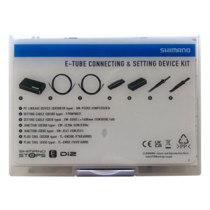 Shimano E-Tube Connecting & Setting Device Kit (Black) (Shimano Steps/Shimano Di2) (SM-PCE02)