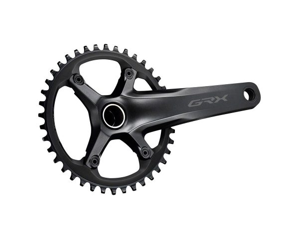 Shimano GRX FC-RX600 Crankset (Black) (1 x 11 Speed) (Hollowtech II) (165mm) (40T) (110 Asymmetric B