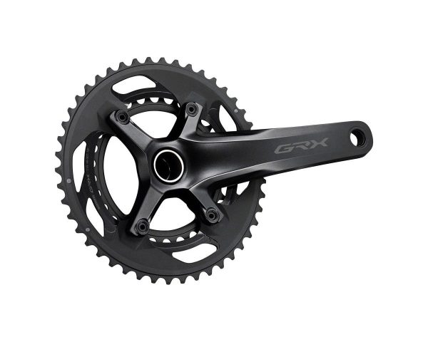 Shimano GRX FC-RX600 Crankset (Black) (2 x 10 Speed) (Hollowtech II) (175mm) (46/30T) (110 Asymmetri