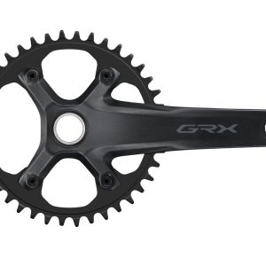 Shimano GRX FC-RX610-1 Crankset (Black) (1 x 12) (Hollowtech II) (165mm) (40T)