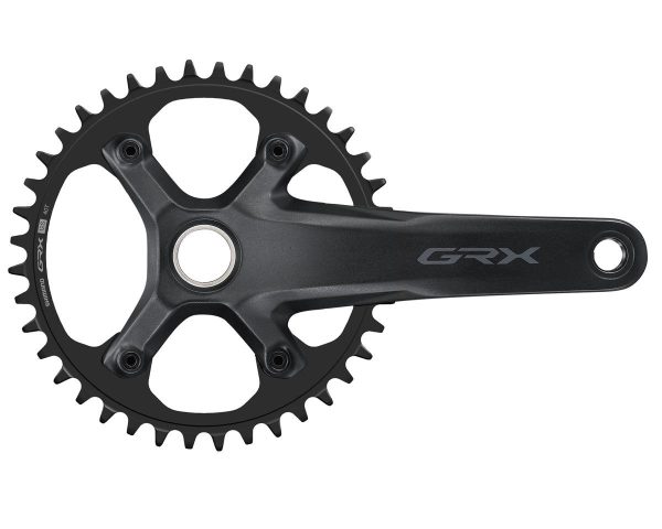 Shimano GRX FC-RX610-1 Crankset (Black) (1 x 12) (Hollowtech II) (165mm) (40T)