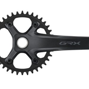 Shimano GRX FC-RX610-1 Crankset (Black) (1 x 12) (Hollowtech II) (170mm) (38T)