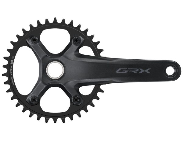 Shimano GRX FC-RX610-1 Crankset (Black) (1 x 12) (Hollowtech II) (170mm) (38T)