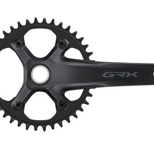 Shimano GRX FC-RX610-1 Crankset (Black) (1 x 12) (Hollowtech II) (170mm) (40T)