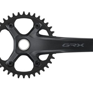 Shimano GRX FC-RX610-1 Crankset (Black) (1 x 12) (Hollowtech II) (175mm) (38T)