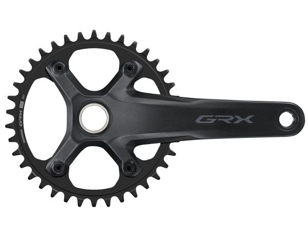 Shimano GRX FC-RX610-1 Crankset (Black) (1 x 12) (Hollowtech II) (175mm) (38T)