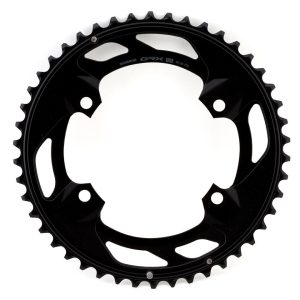 Shimano GRX FC-RX610-2 Chainring (Black) (80/110m Asymmetric BCD) (2 x 12 Speed) (Outer) (46T)