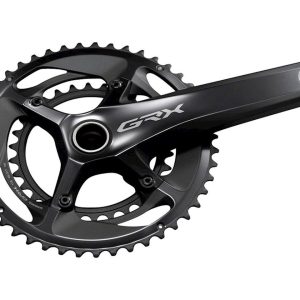 Shimano GRX FC-RX810-2 Crankset (Black) (2 x 11 Speed) (Hollowtech II) (170mm) (48/31T)