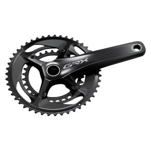 Shimano GRX FC-RX810-2 Crankset (Black) (2 x 11 Speed) (Hollowtech II) (172.5mm) (48/31T)