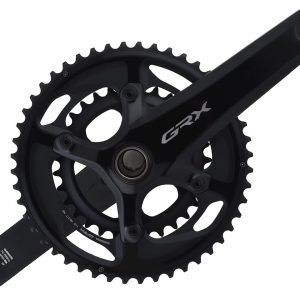 Shimano GRX FC-RX810-2 Crankset (Black) (2 x 11 Speed) (Hollowtech II) (175mm) (48/31T)