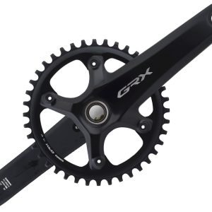 Shimano GRX FC-RX810 Crankset (Black) (1 x 11 Speed) (Hollowtech II) (170mm) (40T)