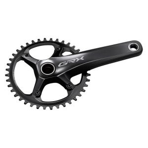 Shimano GRX FC-RX810 Crankset (Black) (1 x 11 Speed) (Hollowtech II) (172.5mm) (40T)