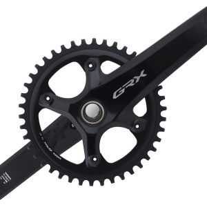 Shimano GRX FC-RX810 Crankset (Black) (1 x 11 Speed) (Hollowtech II) (175mm) (42T)