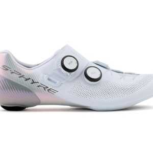 Shimano SH-RC903W Women's S-PHYRE Road Bike Shoes (White) (38)