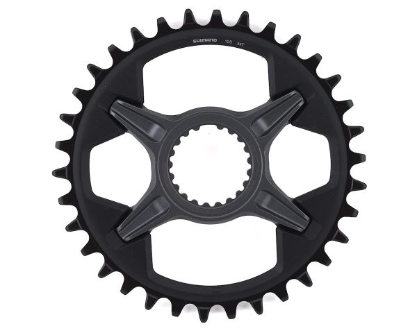 Shimano SLX SM-CRM75 Direct Mount Chainring (Black) (1 x 12 Speed) (Single) (34T) (3mm Offset/Boost)