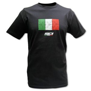 Sidi Flag Short Sleeve T-Shirt (Black) (S)