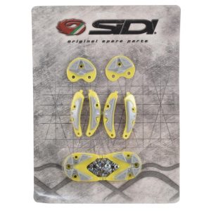 Sidi SRS Replacement Traction Pads for Dragon & Spider Shoes (Grey/Yellow) (39-40)