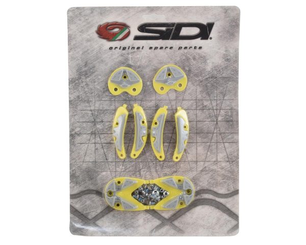 Sidi SRS Replacement Traction Pads for Dragon & Spider Shoes (Grey/Yellow) (39-40)