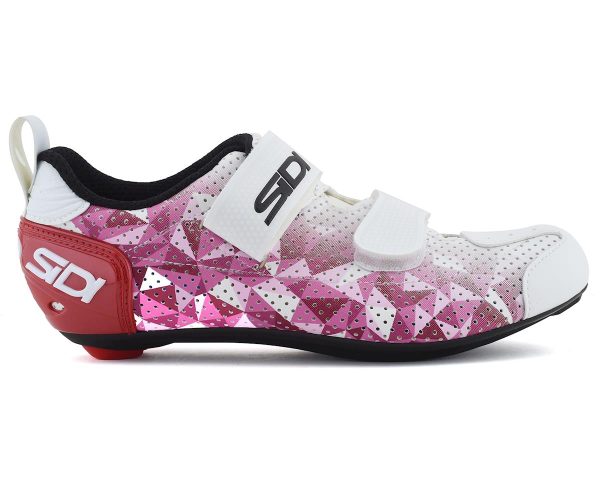 Sidi T-5 Air Women's Tri Shoe (Rose/Red/White) (39)