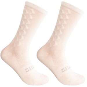 Silca Aero Tall Socks (White) (L)