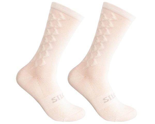 Silca Aero Tall Socks (White) (L)