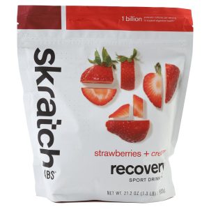 Skratch Labs Recovery Sport Drink Mix (Strawberries + Cream) (12 Serving Pouch)