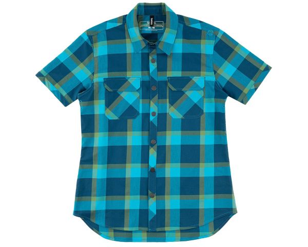 Sombrio Men's Wrench Riding Shirt (Boreal Blue Plaid) (S)